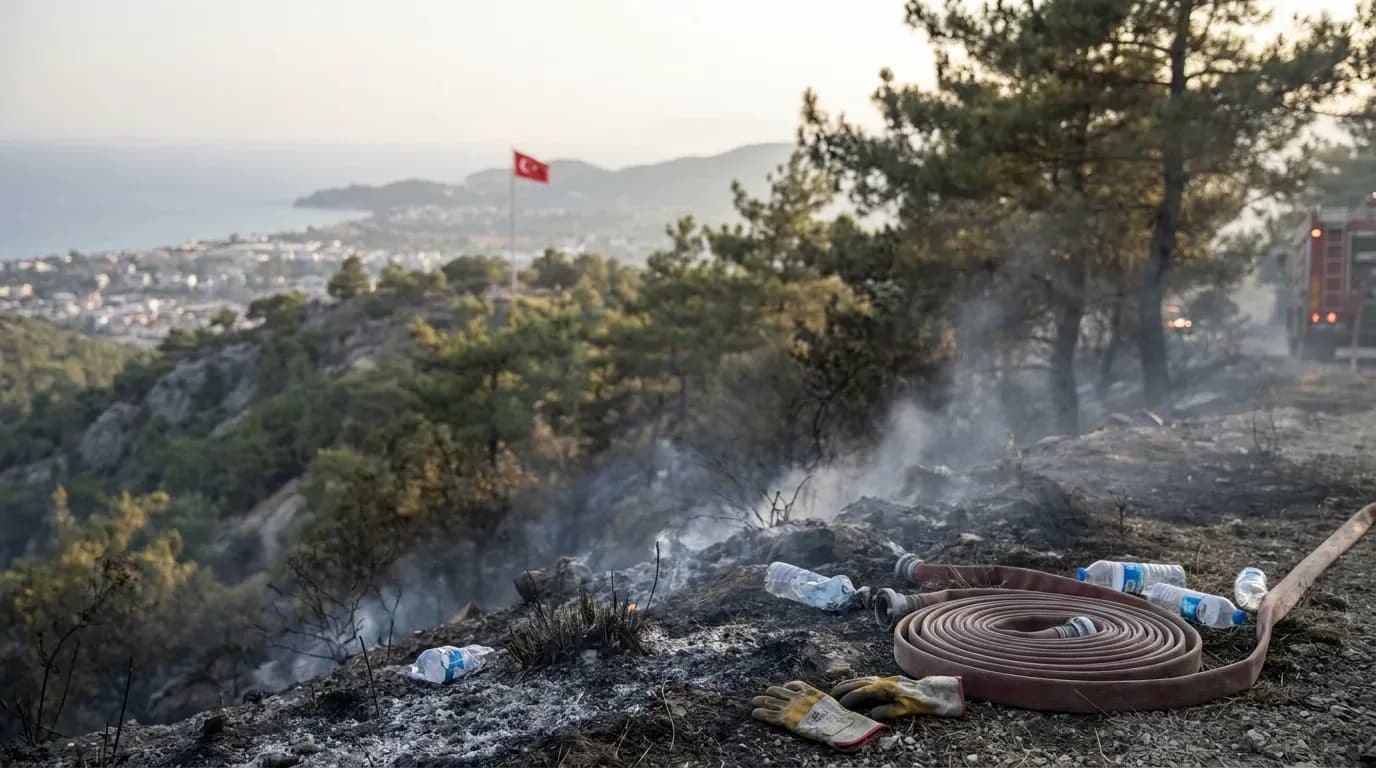 Marmaris'teki orman yangını kontrol altına alındı
