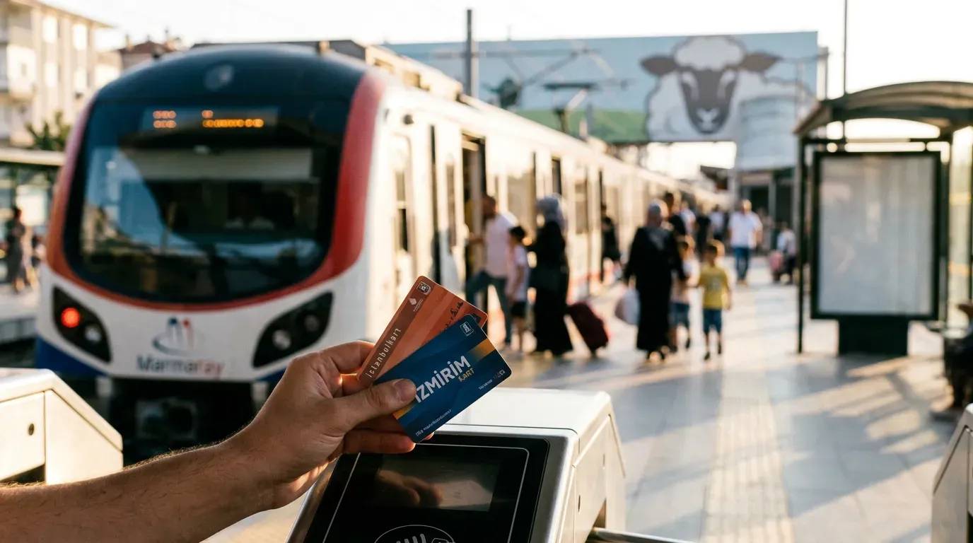 Kurban Bayramı'nda Marmaray, İZBAN ve toplu taşıma ücretsiz oldu