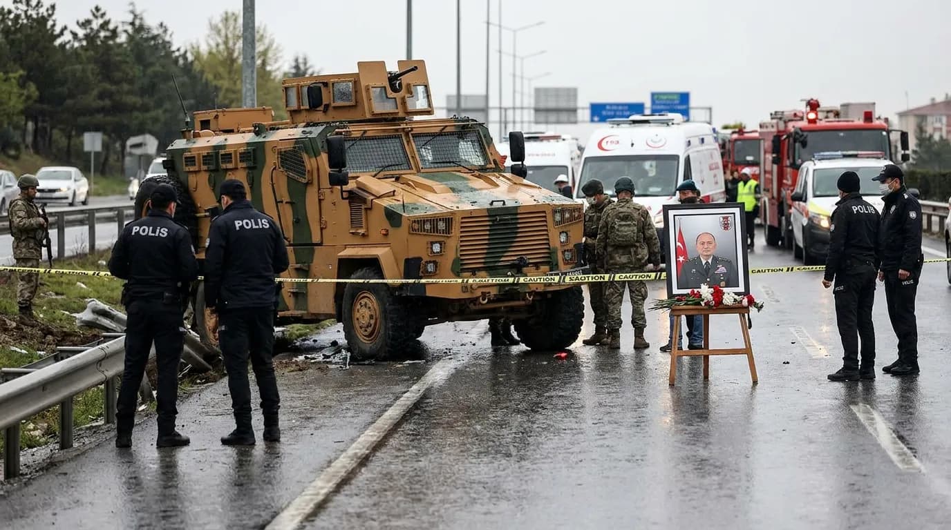Ankara'da askeri araç kazası: Albay Sayit Gökgöz şehit oldu