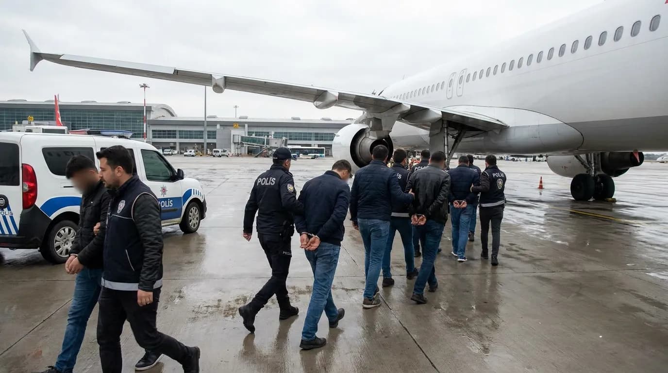 Firari suçluların iadesi: 8 ülkeden 63 kişi Türkiye'ye getirildi