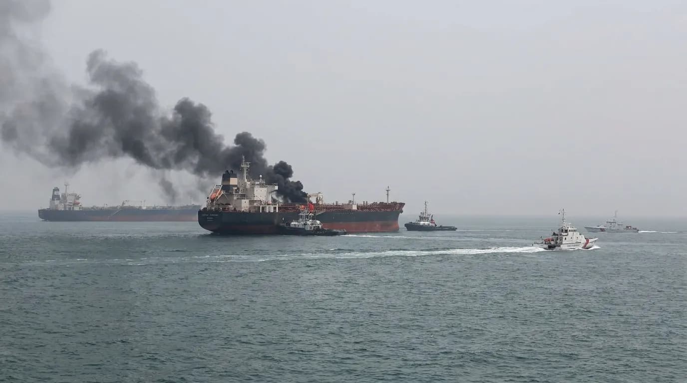 Hürmüz Boğazı'nda tanker patlaması: Bir günde 4 gemi mayına çarptı
